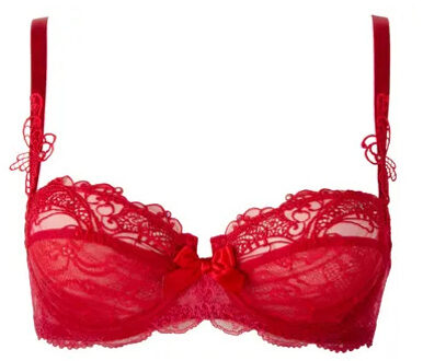 lingerie Soir de Venise 1/2 cup BH rood ACA3003 - 70B