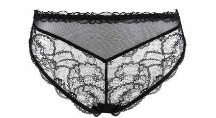 Lingerie Soir de Venise Hoge Taille slip zwart ACA0303 - 40