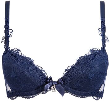 lingerie Soir de Venise push up bh blauw ACA3503 - 75A