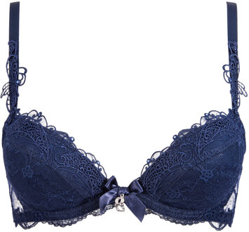 lingerie Soir de Venise push up bh blauw ACA3503 - 80C