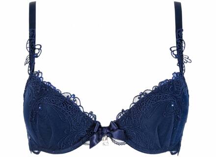 lingerie Soir de Venise push up bh blauw ACA8503 - 80B