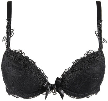 lingerie Soir de Venise push up bh zwart ACA3503 - 85D