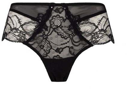 lingerie Soir de Venise Shorty zwart ACA1403 - 38