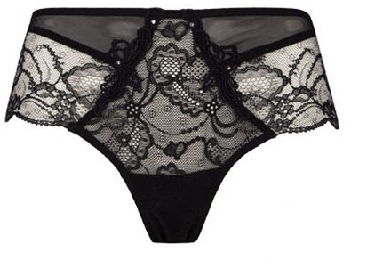 lingerie Soir de Venise Shorty zwart ACA1403 - 42