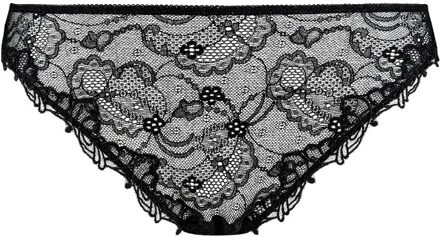 lingerie Soir de Venise Slip Fantasy zwart ACA0203 - 44