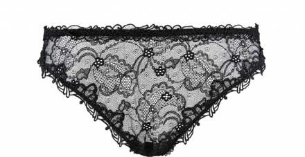 lingerie Soir de Venise Slip Seduction zwart ACA0703 - 42