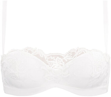 Lingerie Source Beauté Strapless-BH Ecru ACH5672 rode - 75C