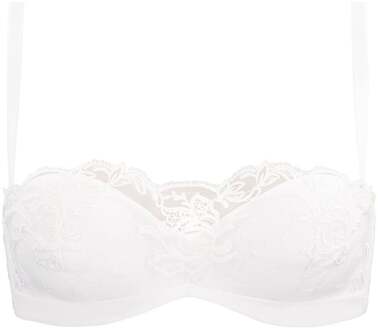 Lingerie Source Beauté Strapless-BH Ecru ACH5672 rode - 80B