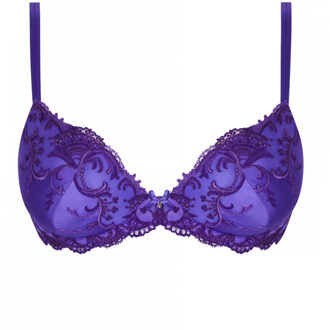 Lingerie Splendeur Soie Push-up BH Oceaan Blauw ACC8580 - 80D