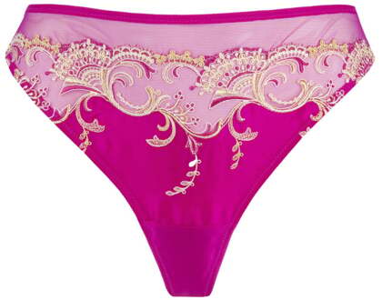 Lingerie Splendeur Soie String Magenta ACC0080 - 40