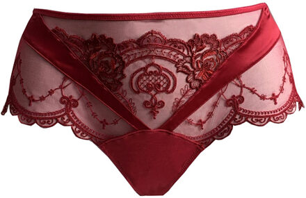 Lingerie Tellement Glamour shorty rood ACH0404 - 42