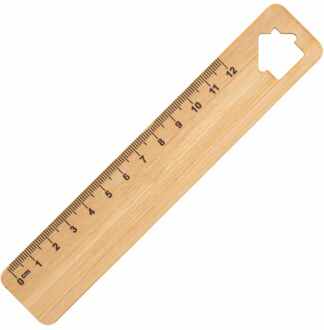 Liniaal Huisje 12 cm.