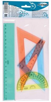 Linialen set 4 delig in etui Multi