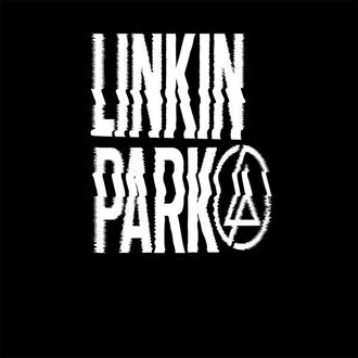 Linkin Park Distortion Unisex T-Shirt - Black - 4XL Zwart