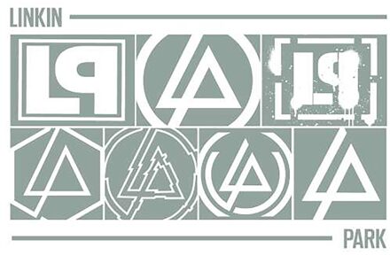 Linkin Park Icons Hoodie - White - XXL Meerdere kleuren