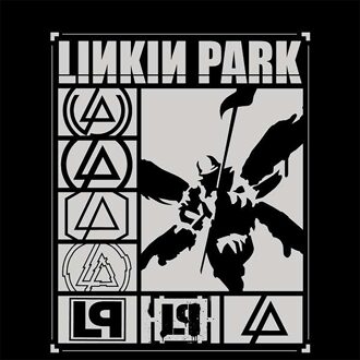 Linkin Park Icons Poster Unisex T-Shirt - Black - 4XL Zwart