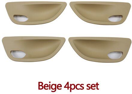 Links Rechts Inner Deurgreep Bowl Cover Trim Vervanging Voor Bmw 5 Serie F10 F11 F18 Beige 4stk reeks
