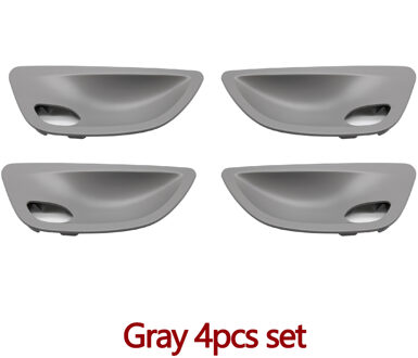 Links Rechts Inner Deurgreep Bowl Cover Trim Vervanging Voor Bmw 5 Serie F10 F11 F18 grijs 4stk reeks