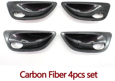 Links Rechts Inner Deurgreep Bowl Cover Trim Vervanging Voor Bmw 5 Serie F10 F11 F18 koolstof 4stk reeks