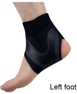 Links/Rechts Voeten Mouw Enkel Ondersteuning Sokken Compressie Anti Verstuiking Hak Beschermende Wrap PUZ777 links foot / M
