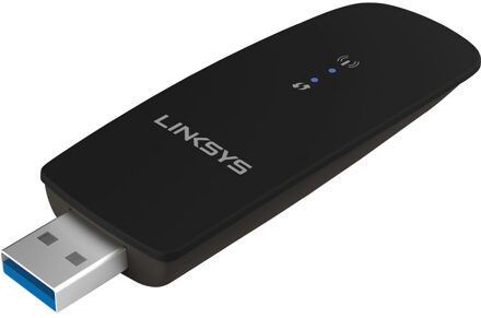 Linksys WUSB6300-EJ Wifi adapter Zwart