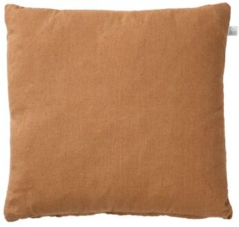 LINN - Kussenhoes 45x45 cm - 100% linnen - effen kleur - Tobacco Brown - bruin