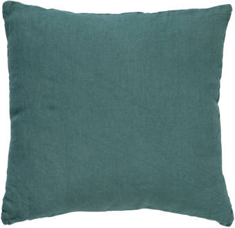 Linn - Sierkussen Linnen Sagebrush Green 45x45 Cm - Groen - Groen