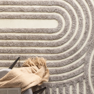 Linnea vloerkleed grijs - 230 x 160 cm