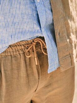 Linnen Beach Chino Beige - XL,XXL