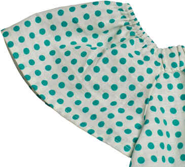 Linnen blouse en shortset 663083 voor meisjes Groen