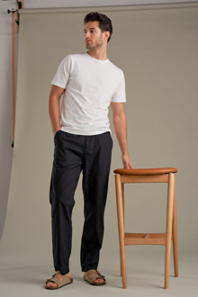 Linnen broek - zwart - S