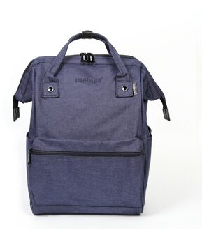 Linnen Duurzaam Laptop Rugzak Rugzak Grote Luiertas Arts Tas Student Schoudertas School Rugzak Voor Vrouwen & Mannen B