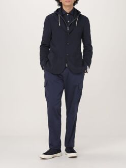 Linnen Lange Mouw Overhemddress Donkerblauw