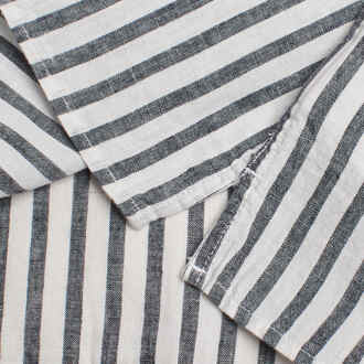 Linnen overhemd met korte mouwen voor jongens 594450 Blauw