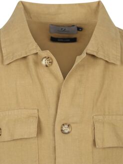 Linnen Overshirt Beige - L,M,XL,XXL