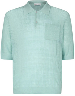 Linnen Polo Shirt Ballantyne , Green , Heren - 2Xl,Xl,4Xl,3Xl