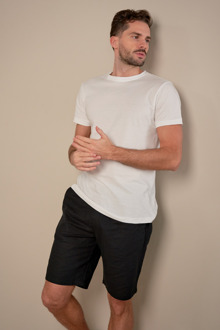 Linnen shorts - zwart - XS