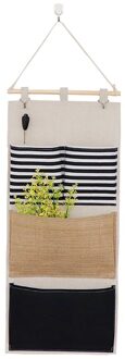 Linnen Stof Muur Opknoping Decoratie Opbergzakken Deur Organizer Waterdicht Pouch Cosmetische Slaapkamer Home Office Containers A2