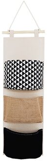Linnen Stof Muur Opknoping Decoratie Opbergzakken Deur Organizer Waterdicht Pouch Cosmetische Slaapkamer Home Office Containers C1