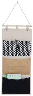 Linnen Stof Muur Opknoping Decoratie Opbergzakken Deur Organizer Waterdicht Pouch Cosmetische Slaapkamer Home Office Containers C2