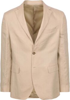 Linnen Suit Ecru Off-White - 46