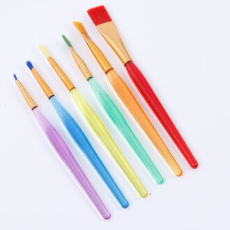 LINSBAYWU 6 stks Fondant Cake Borstel Decorating Schilderen Tool Icing Set Afstoffen DIY Gebak Koken Tool