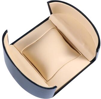 Lint Horloge Case Draagbare Eenvoudige Praktische Duurzaam Papier Horloge Opbergdoos Voor Thuis Winkel (Blauw)