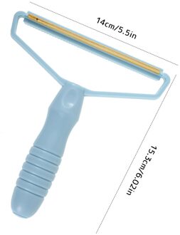 Lint Remover Fuzz Stof Scheerapparaat Voor Tapijt Wollen Kleren Fluff Stof Scheerapparaat Bont Remover Pet Hair Remover Roller Brush Tool Blauw