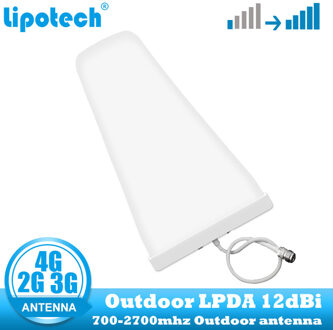 Lintratek 12dbi 2G 3G 4G Outdoor Mobiele Telefoon Signaal Booster Antenne Lpda 700-2700 Mhz Cellulaire repeater Voor Gsm Lte Dcs Versterker