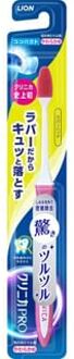 Lion Clinica Pro Toothbrush Rubber Head 1 pc - Random Color - Compact Soft