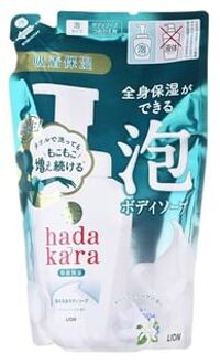 Lion Hadakara Foam Body Soap Creamy Soap 440ml Refill