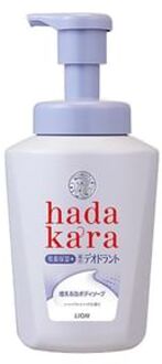 Lion Hadakara Medicated Deodorant Foam Body Soap Herbal Soap 550ml