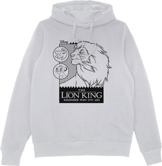 Lion King Remember Who You Are Kids' Hoodie - White - 146/152 (11-12 jaar) - Wit - XL