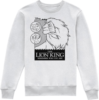 Lion King Remember Who You Are Kids' Sweatshirt - White - 146/152 (11-12 jaar) - Wit - XL